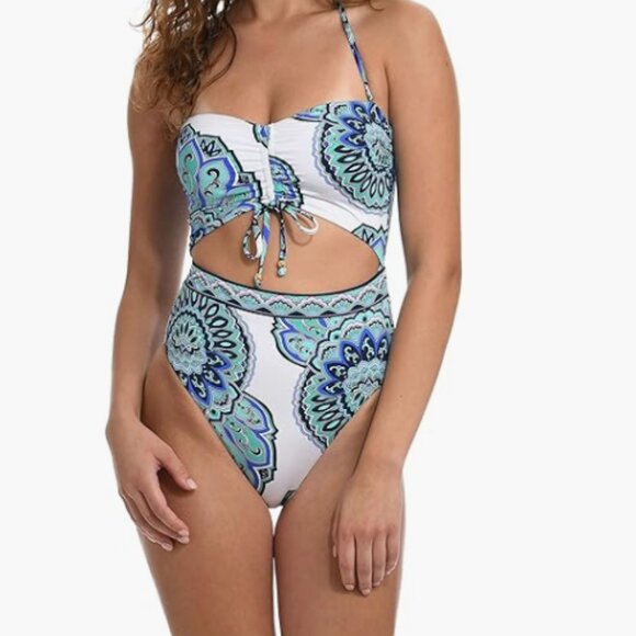 Sunshine 79 Women's Bandeau Mio One Piece Swimsuit Size 2 - Picture 1 of 2